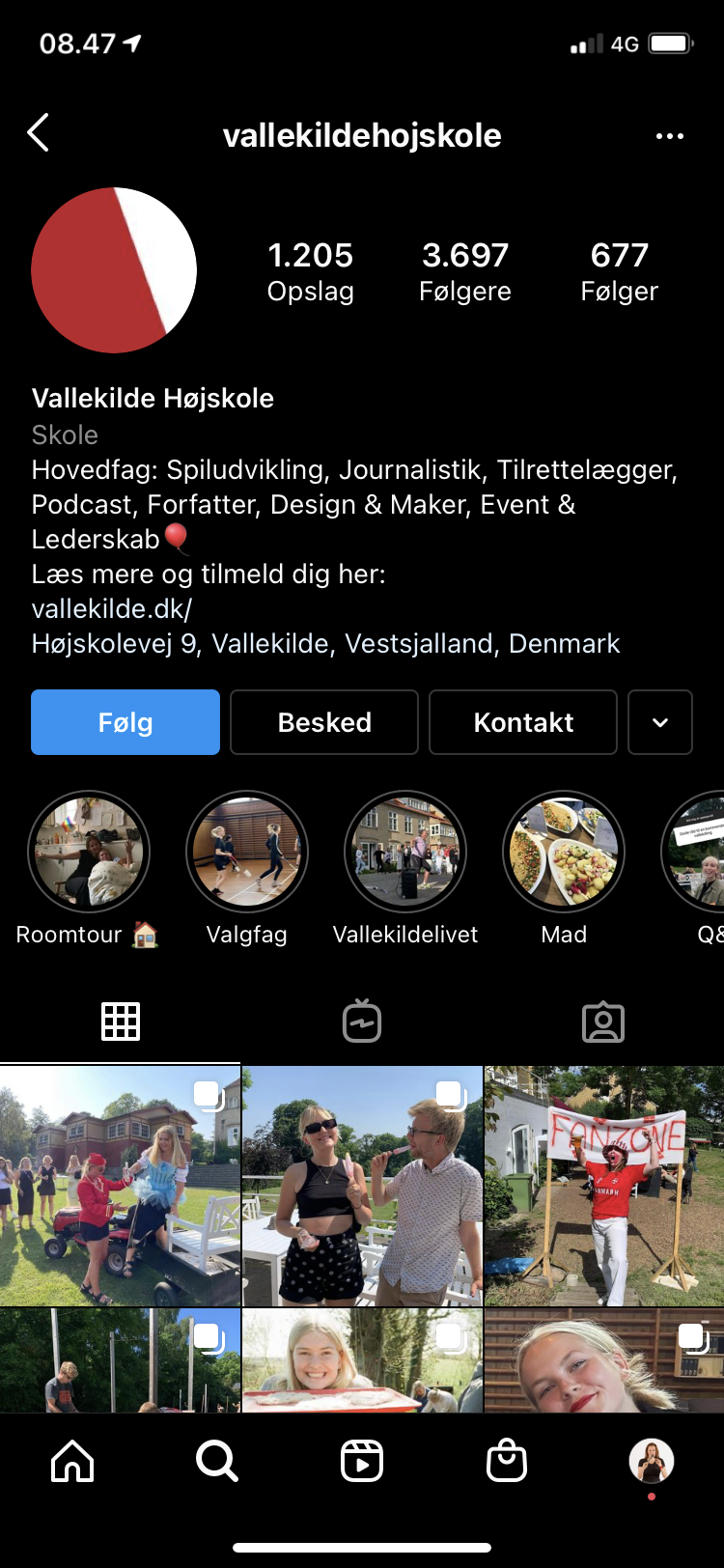 Vallekilde Højskole på Instagram